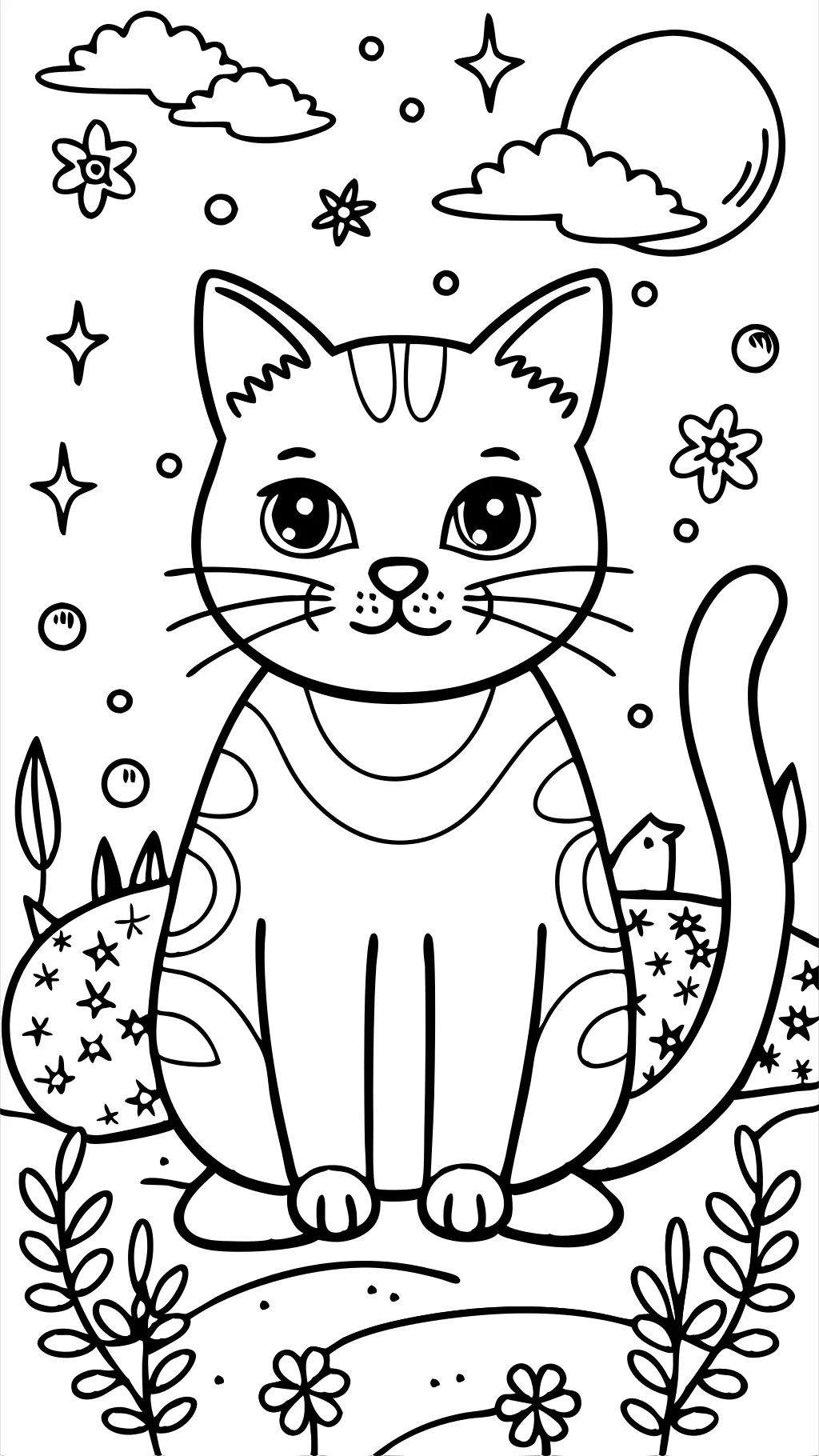 coloriages de chat imprimables